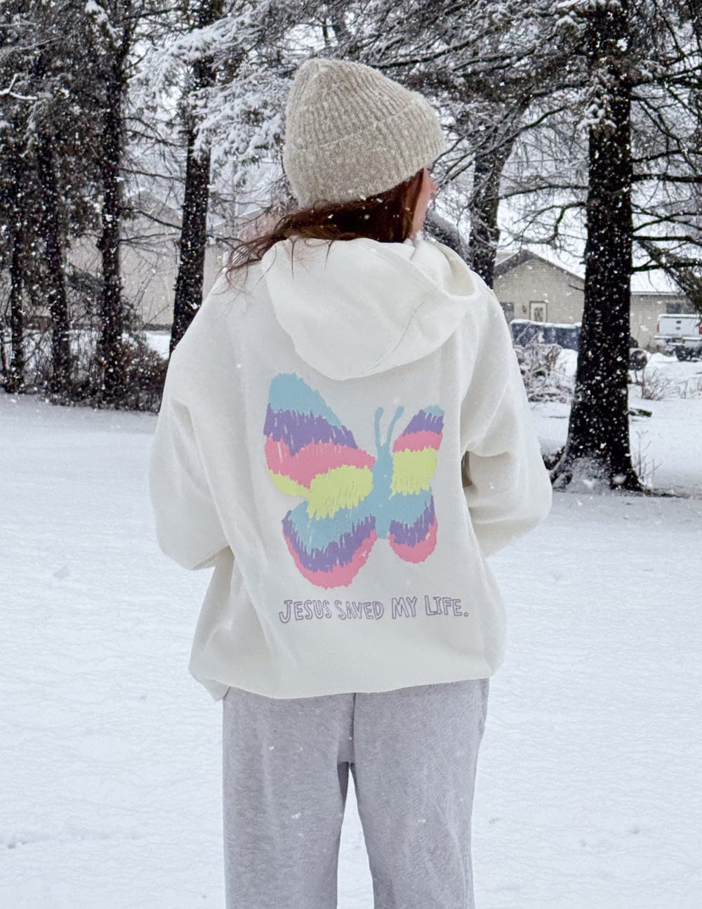 Jesus Saved My Life Unisex Hoodie - A-1 Thread Vault