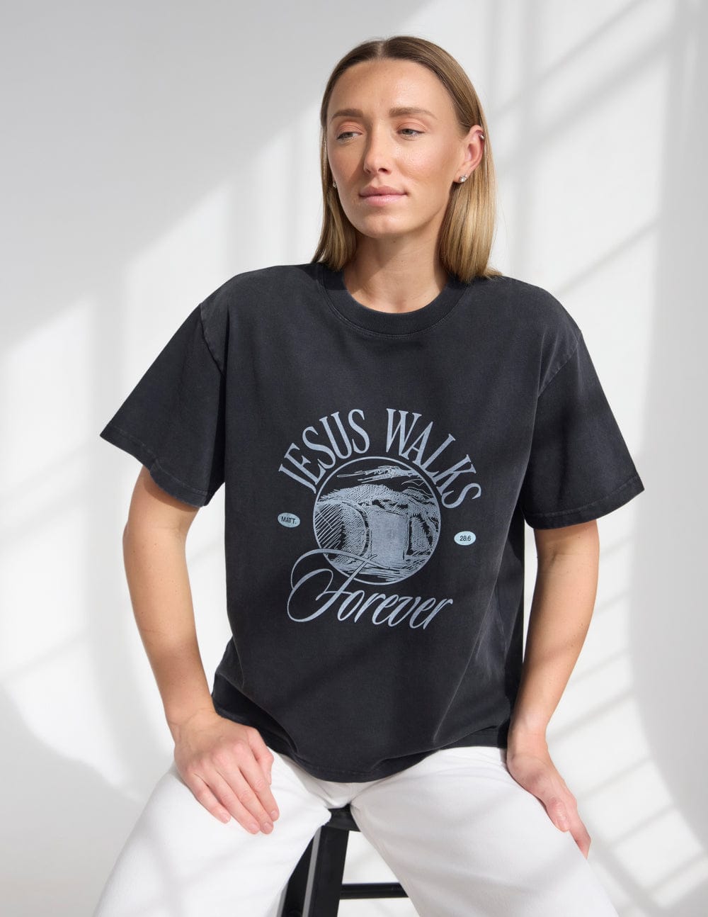 Jesus Walks Heavyweight Tee - A-1 Thread Vault