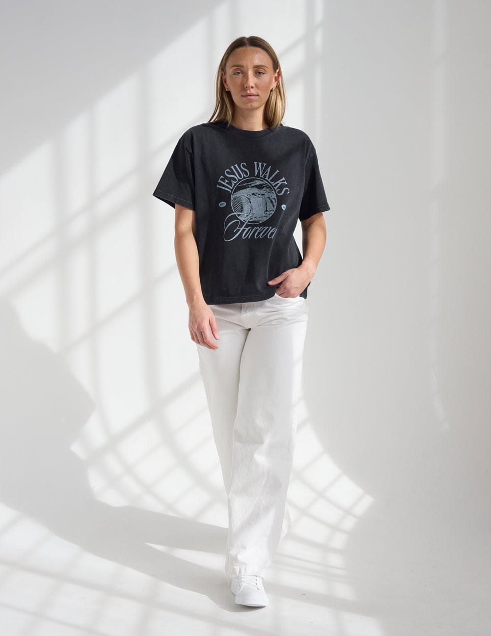 Jesus Walks Heavyweight Tee - A-1 Thread Vault