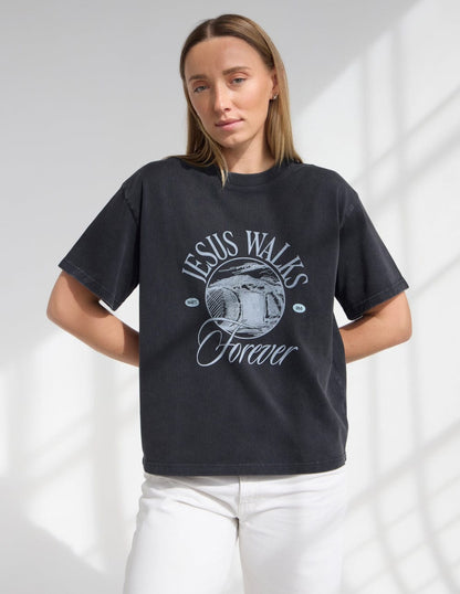 Jesus Walks Heavyweight Tee - A-1 Thread Vault