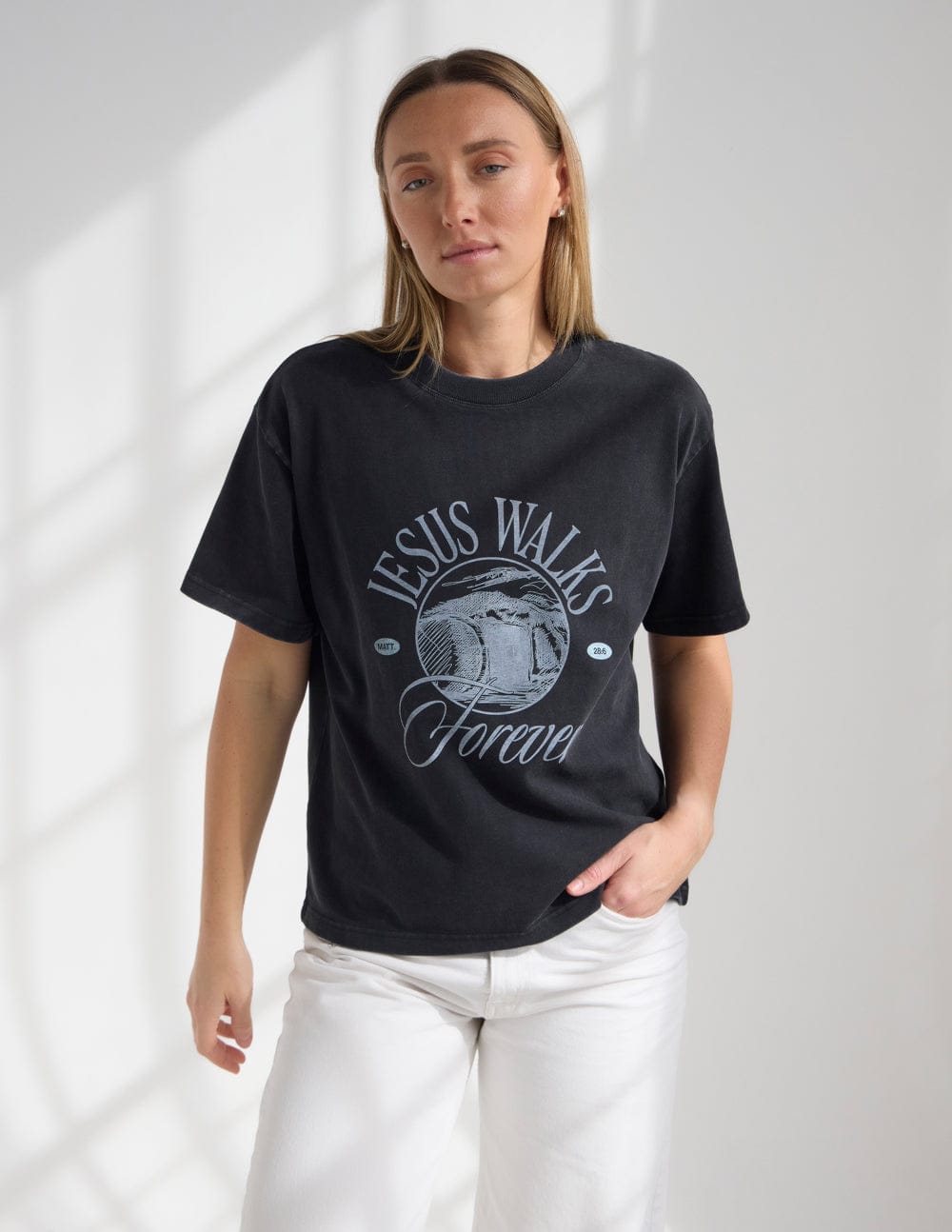 Jesus Walks Heavyweight Tee - A-1 Thread Vault
