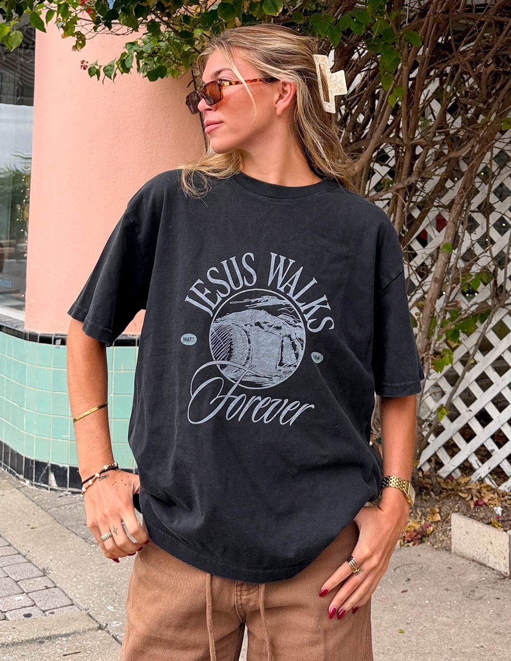Jesus Walks Heavyweight Tee - A-1 Thread Vault