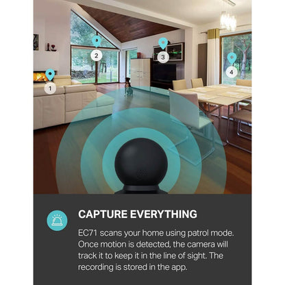 Kasa Smart 2023 New Indoor Pan-Tilt Security Camera (Refurbished) - A-1 Thread Vault