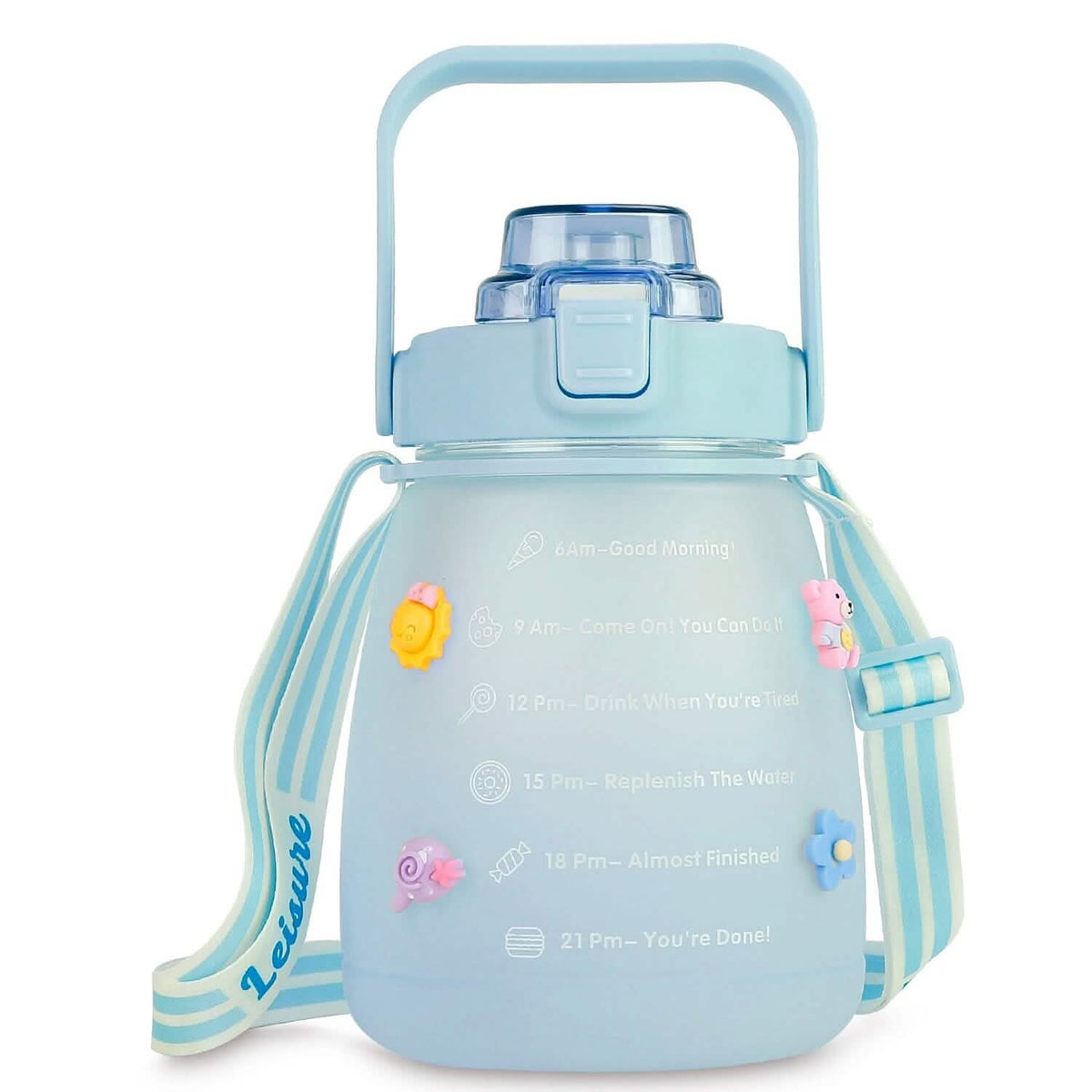 Kawaii Water Bottle with Straw - A-1 Thread Vault
