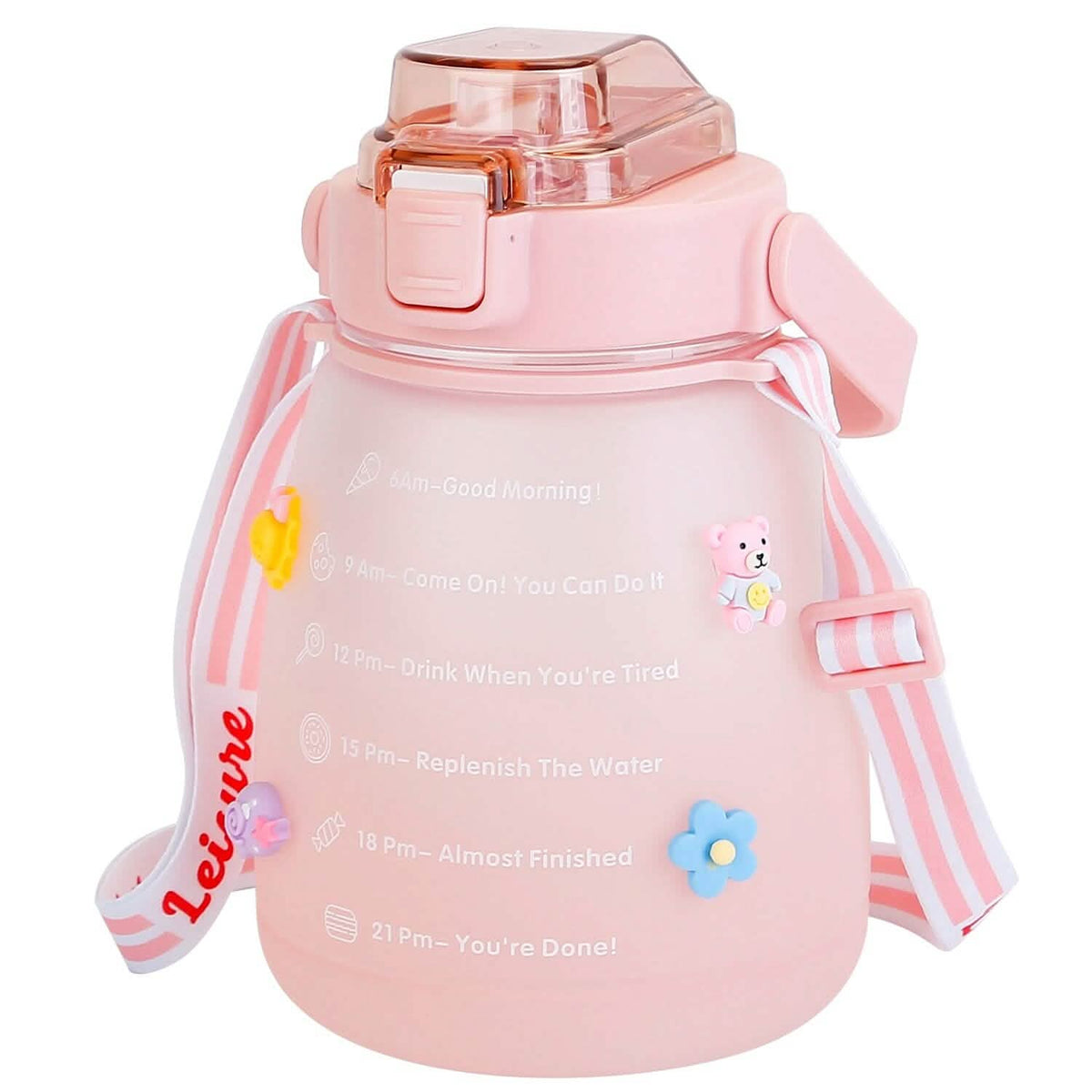 Kawaii Water Bottle with Straw - A-1 Thread Vault
