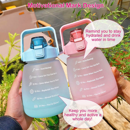 Kawaii Water Bottle with Straw - A-1 Thread Vault