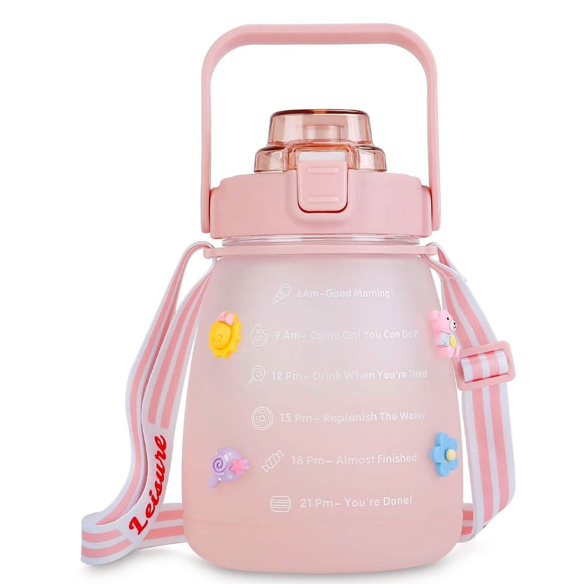 Kawaii Water Bottle with Straw - A-1 Thread Vault