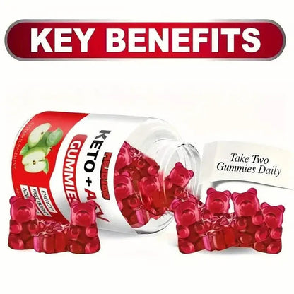 KETO +ACV Gummies Apple Cider Vinegar & B12 - A-1 Thread Vault