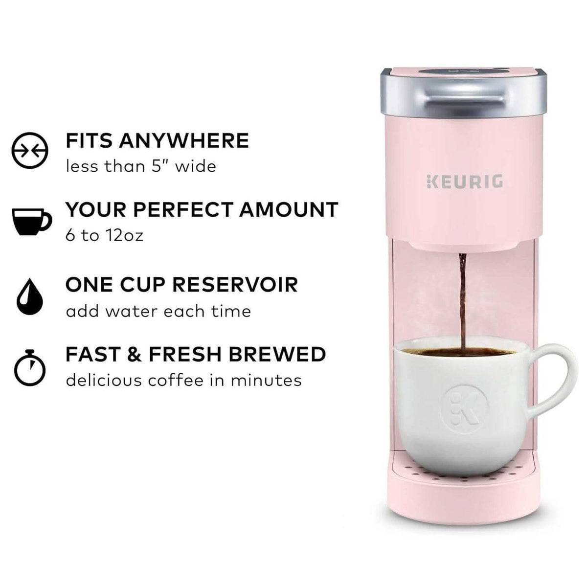 Keurig K-Mini Single Serve K-Cup Pod Coffee Maker (Refurbished) - A-1 Thread Vault