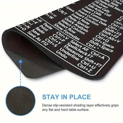 Keyboard Shortcuts Mouse Pad for Microsoft Word and Excel (PC Windows) - A-1 Thread Vault