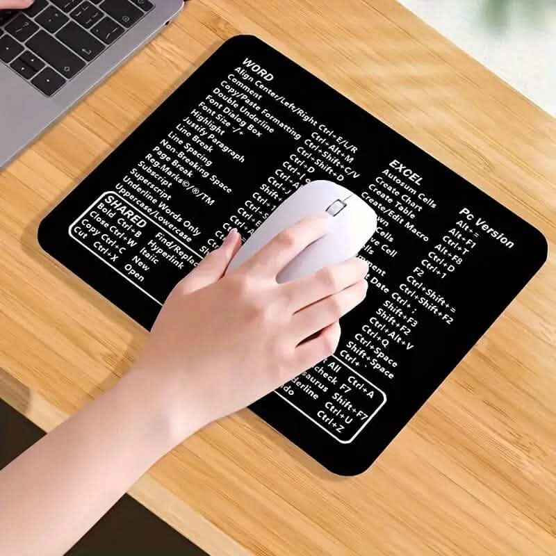 Keyboard Shortcuts Mouse Pad for Microsoft Word and Excel (PC Windows) - A-1 Thread Vault