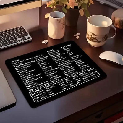 Keyboard Shortcuts Mouse Pad for Microsoft Word and Excel (PC Windows) - A-1 Thread Vault
