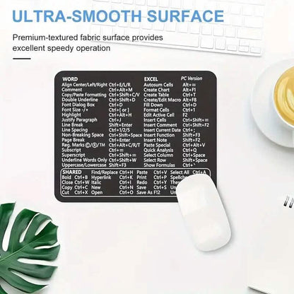 Keyboard Shortcuts Mouse Pad for Microsoft Word and Excel (PC Windows) - A-1 Thread Vault