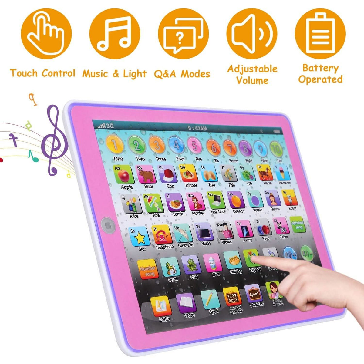 Kid Baby Toddler Educational Tablet Toy - A-1 Thread Vault