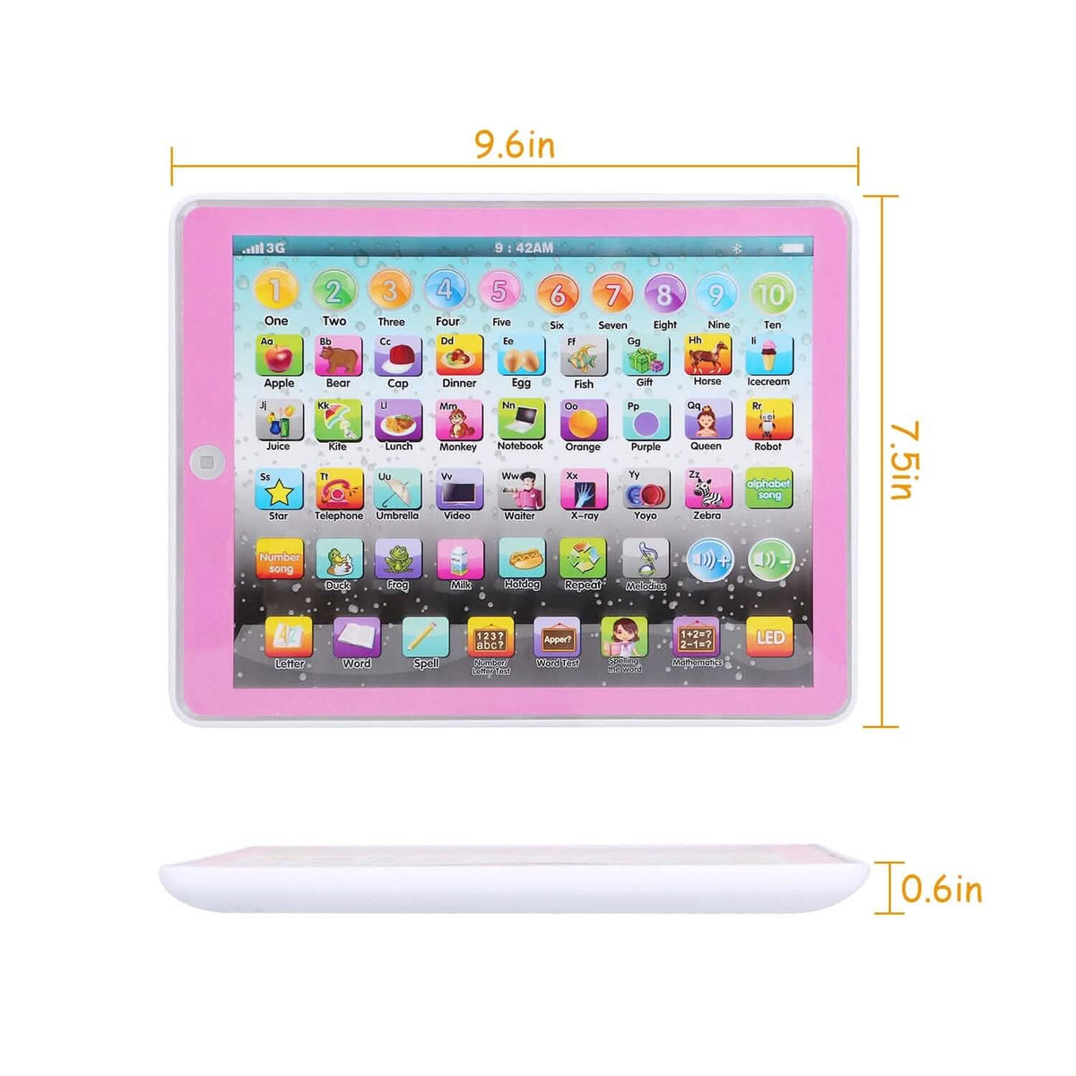 Kid Baby Toddler Educational Tablet Toy - A-1 Thread Vault