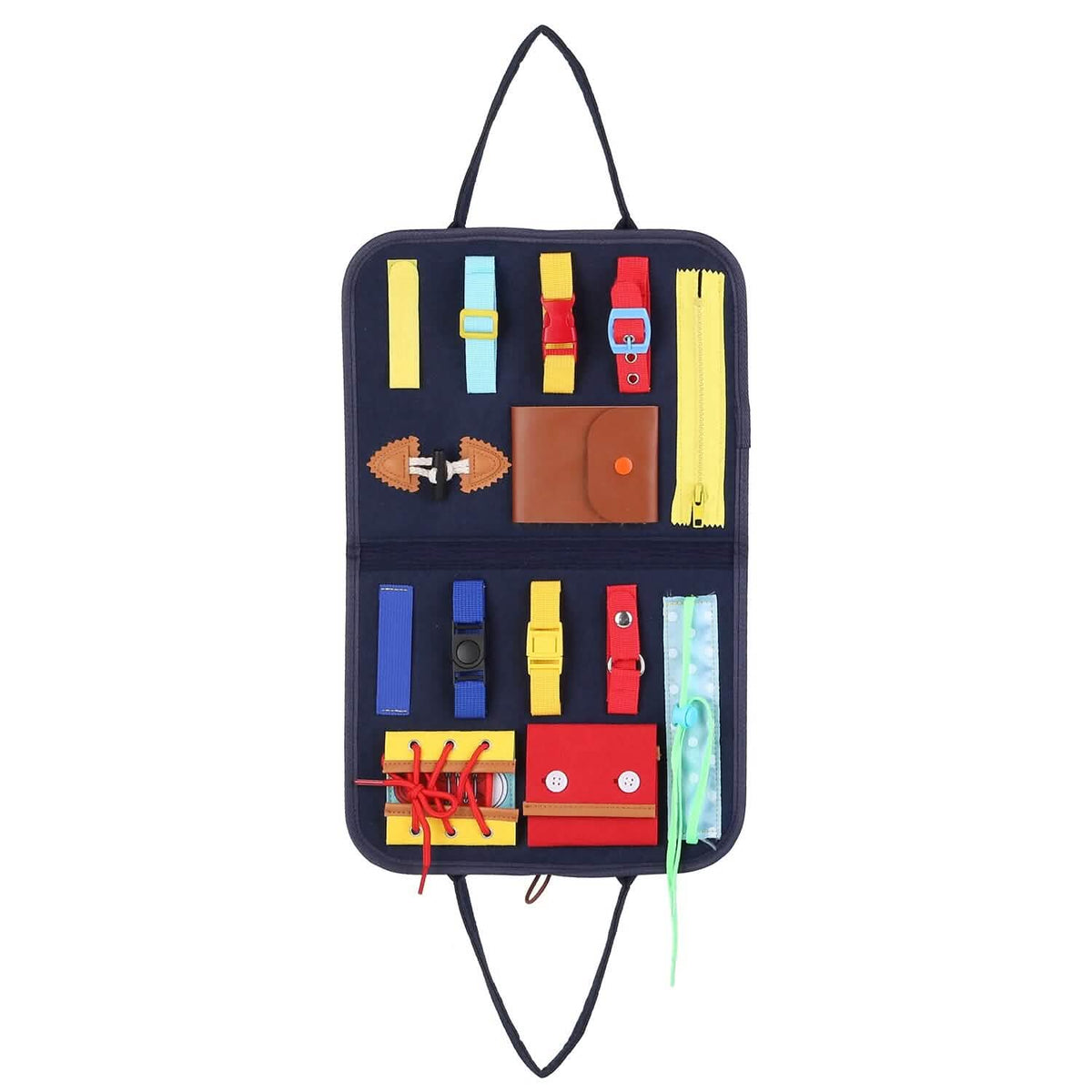 Kids Busy Board Sensory Activity Board Preschool Learning Toys - A-1 Thread Vault