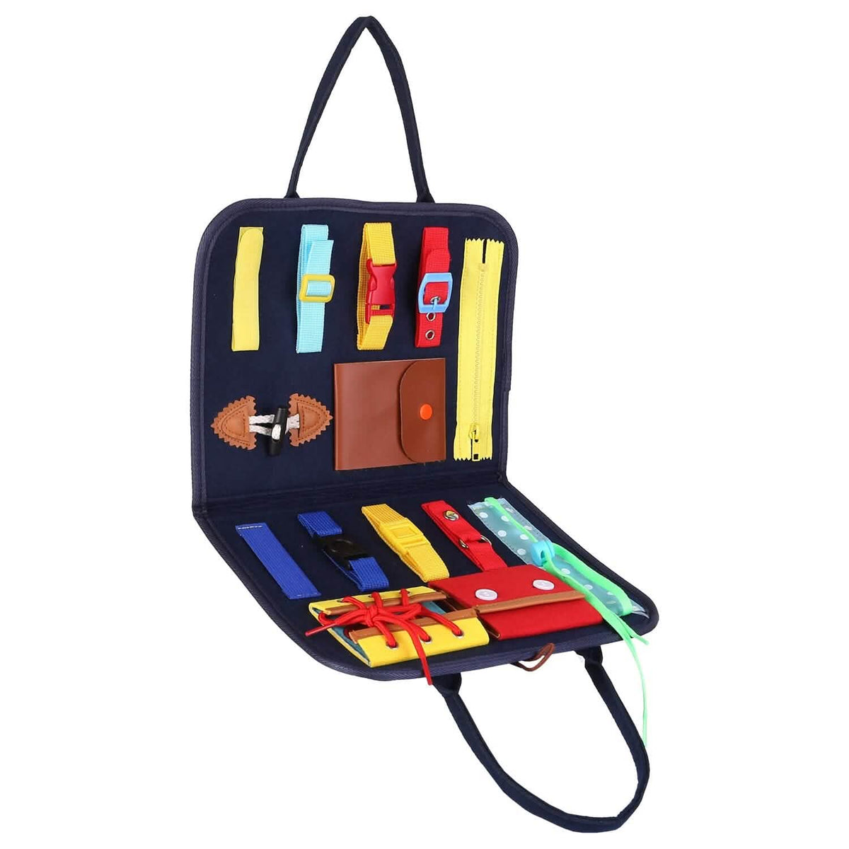 Kids Busy Board Sensory Activity Board Preschool Learning Toys - A-1 Thread Vault