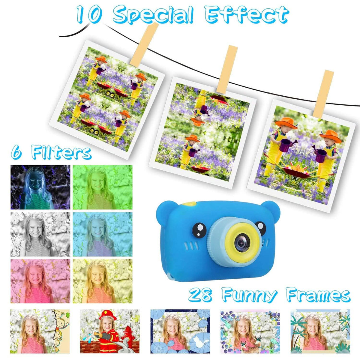 Kids Digital Camera with 2" Screen 4x Digital Zoom - A-1 Thread Vault