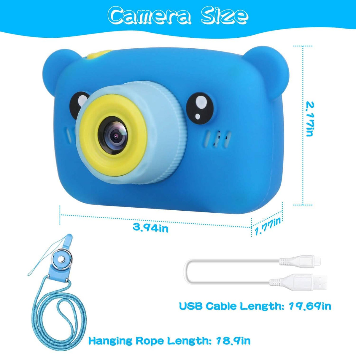 Kids Digital Camera with 2" Screen 4x Digital Zoom - A-1 Thread Vault