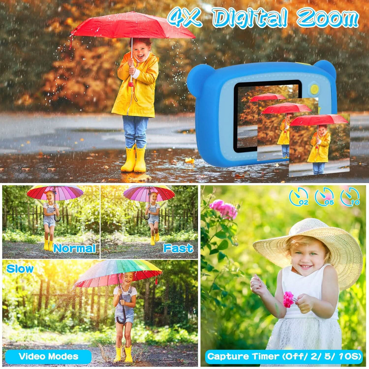Kids Digital Camera with 2" Screen 4x Digital Zoom - A-1 Thread Vault