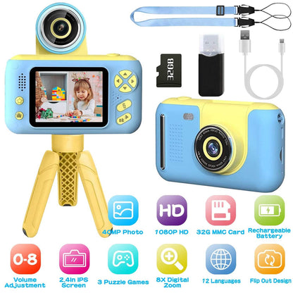 Kids Digital Camera with Flip Lens - A-1 Thread Vault