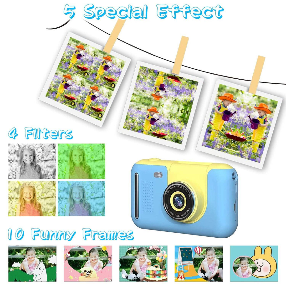 Kids Digital Camera with Flip Lens - A-1 Thread Vault