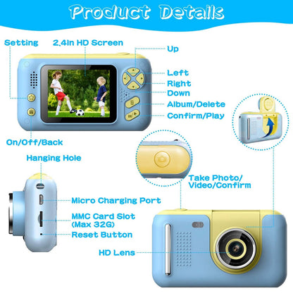Kids Digital Camera with Flip Lens - A-1 Thread Vault