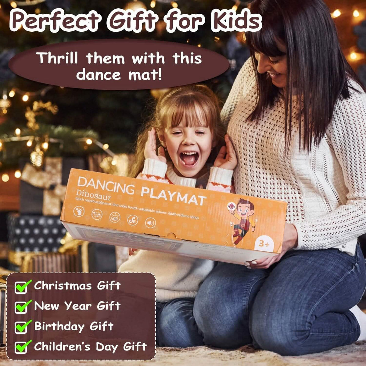 Kids Electronic Music Dance Pad with 6 Modes - A-1 Thread Vault