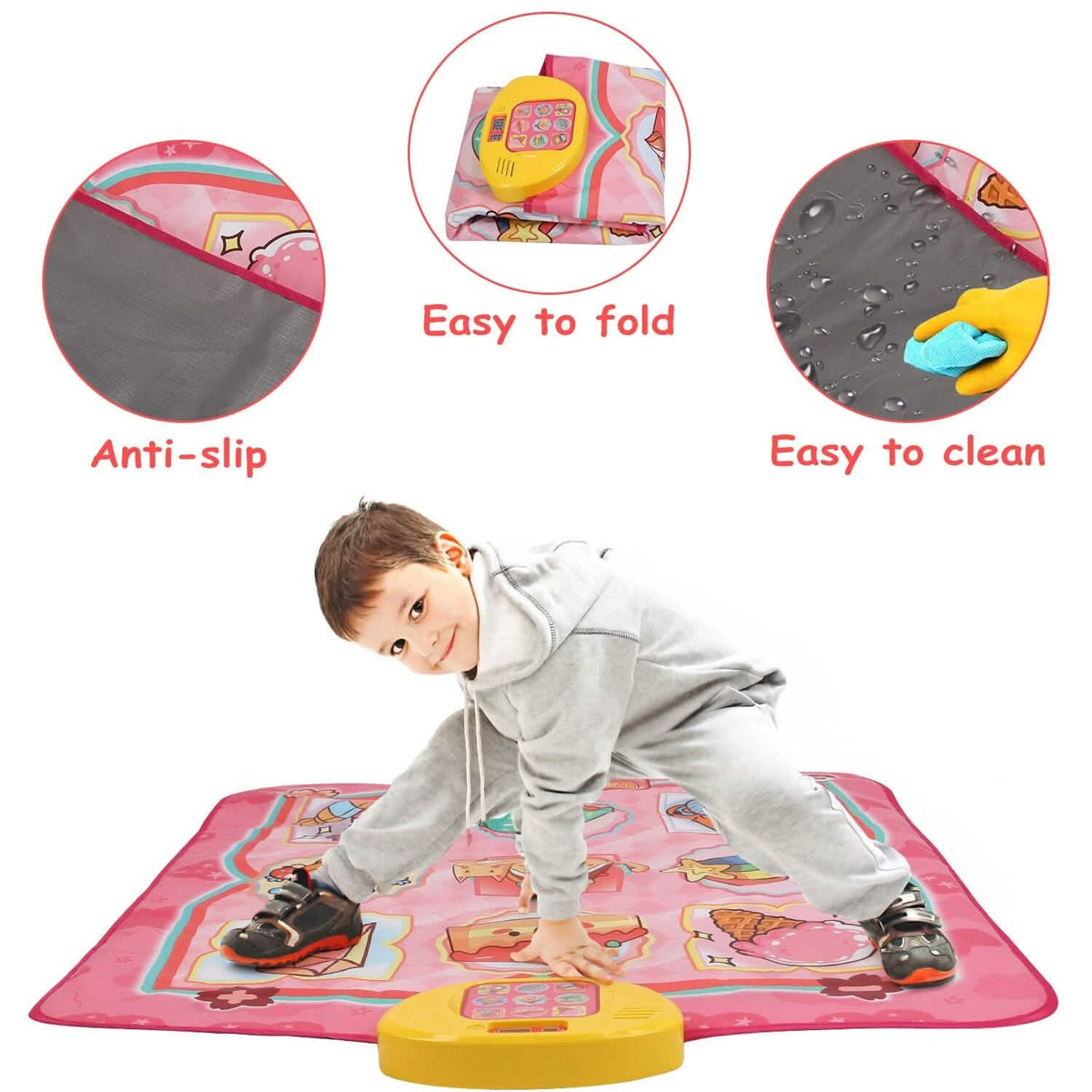 Kids Electronic Music Dance Pad with 6 Modes - A-1 Thread Vault