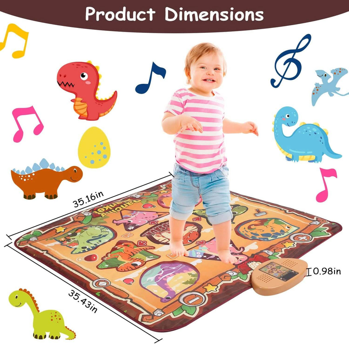 Kids Electronic Music Dance Pad with 6 Modes - A-1 Thread Vault