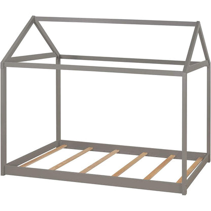 Kids House Bed Frame Twin Floor Bed - A-1 Thread Vault