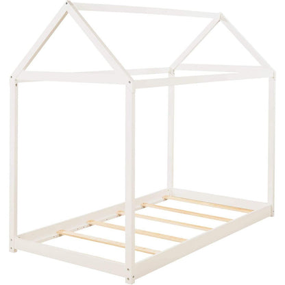 Kids House Bed Frame Twin Floor Bed - A-1 Thread Vault