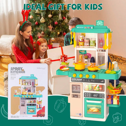Kids Kitchen Play Set Interactive Pretend Kitchen Toys Cookware - A-1 Thread Vault