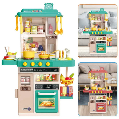 Kids Kitchen Play Set Interactive Pretend Kitchen Toys Cookware - A-1 Thread Vault