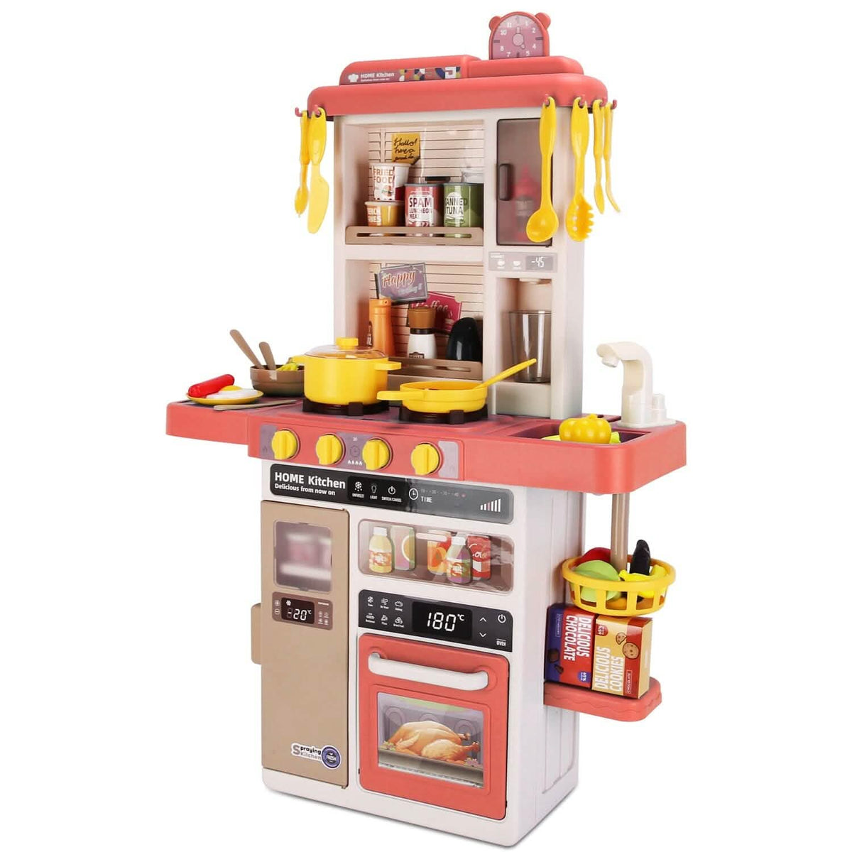 Kids Kitchen Play Set Interactive Pretend Kitchen Toys Cookware - A-1 Thread Vault