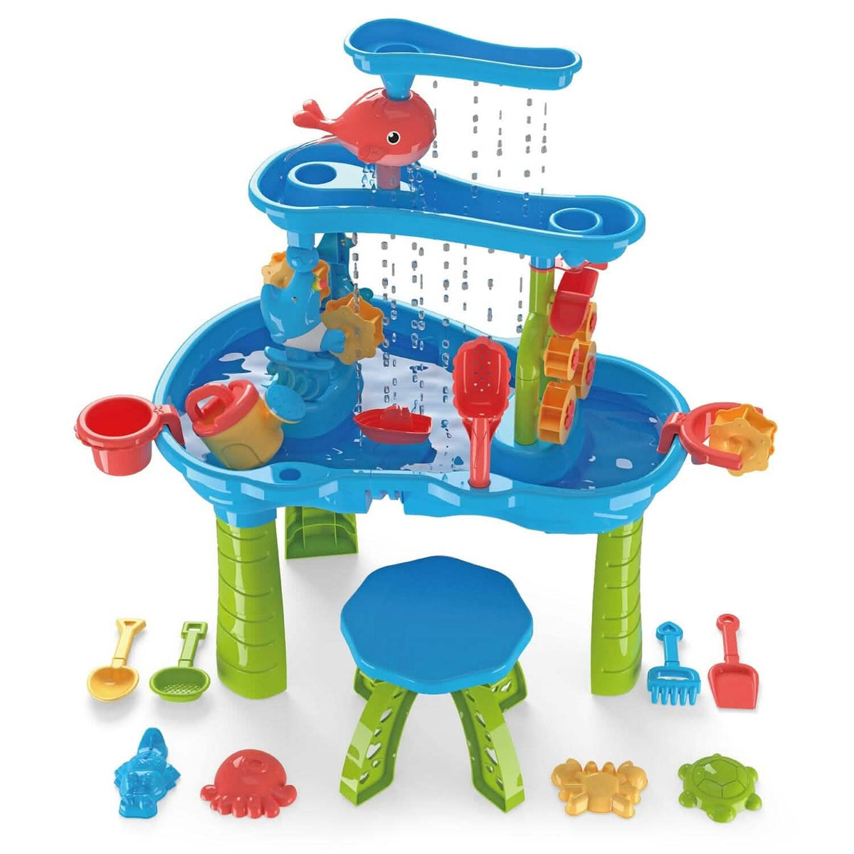 Kids Sand Water Table for 3-6 Years Old Sensory Exercise Friendship Building - A-1 Thread Vault