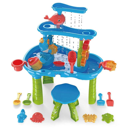 Kids Sand Water Table for 3-6 Years Old Sensory Exercise Friendship Building - A-1 Thread Vault