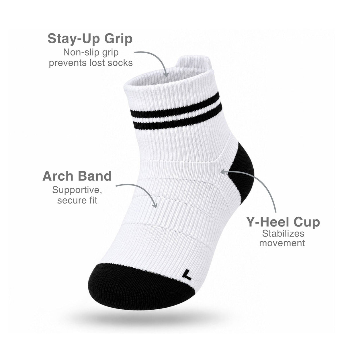 Kids Stay-Up Grip Socks - A-1 Thread Vault