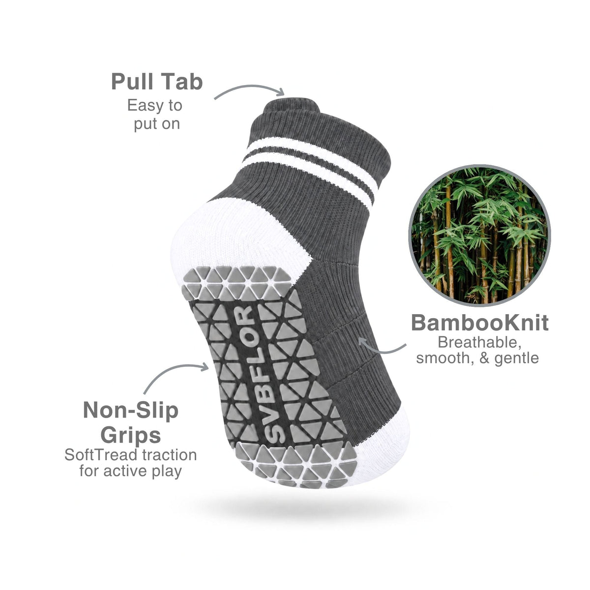 Kids Stay-Up Grip Socks - A-1 Thread Vault