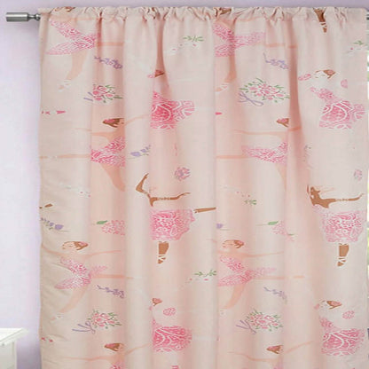 Kidz Mix Dancing Ballerinas Shower Curtain - A-1 Thread Vault