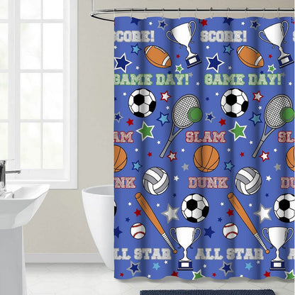 Kidz Mix Game Day Shower Curtain - A-1 Thread Vault