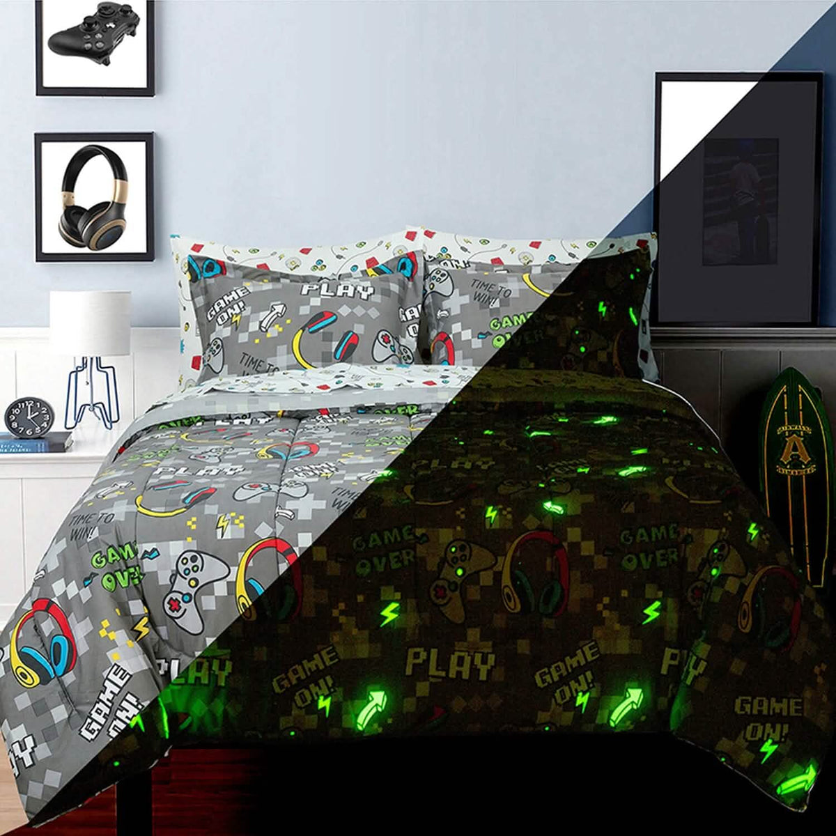 Kidz Mix Game On Glow-in-the-Dark Bed in a Bag - A-1 Thread Vault