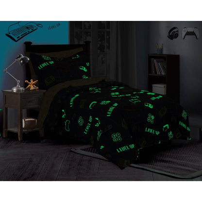 Kidz Mix Level Up Glow In The-Dark Bed In A Bag - A-1 Thread Vault