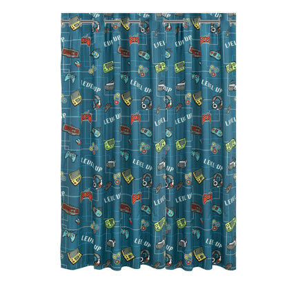 Kidz Mix Level Up Glow-in-the-Dark Shower Curtain - A-1 Thread Vault