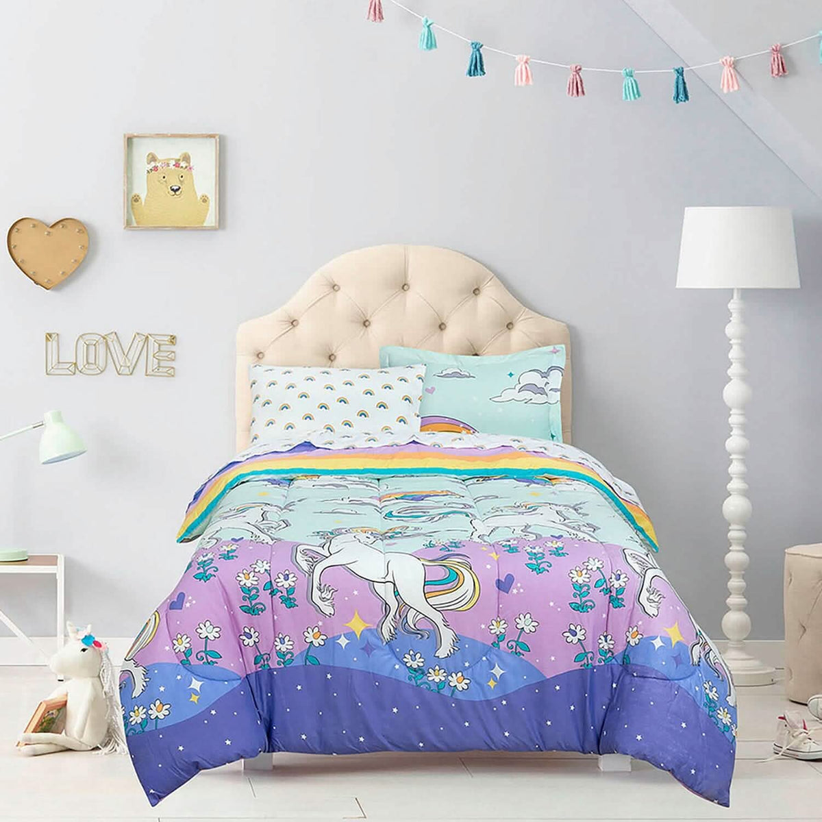 Kidz Mix Magical Unicorn Bed in a Bag - A-1 Thread Vault