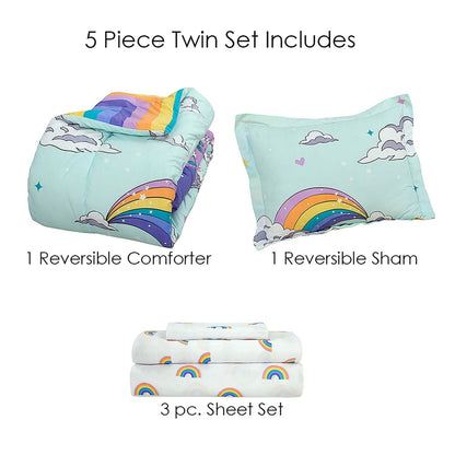 Kidz Mix Magical Unicorn Bed in a Bag - A-1 Thread Vault