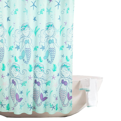 Kidz Mix Mystical Mermaid Shower Curtain - A-1 Thread Vault