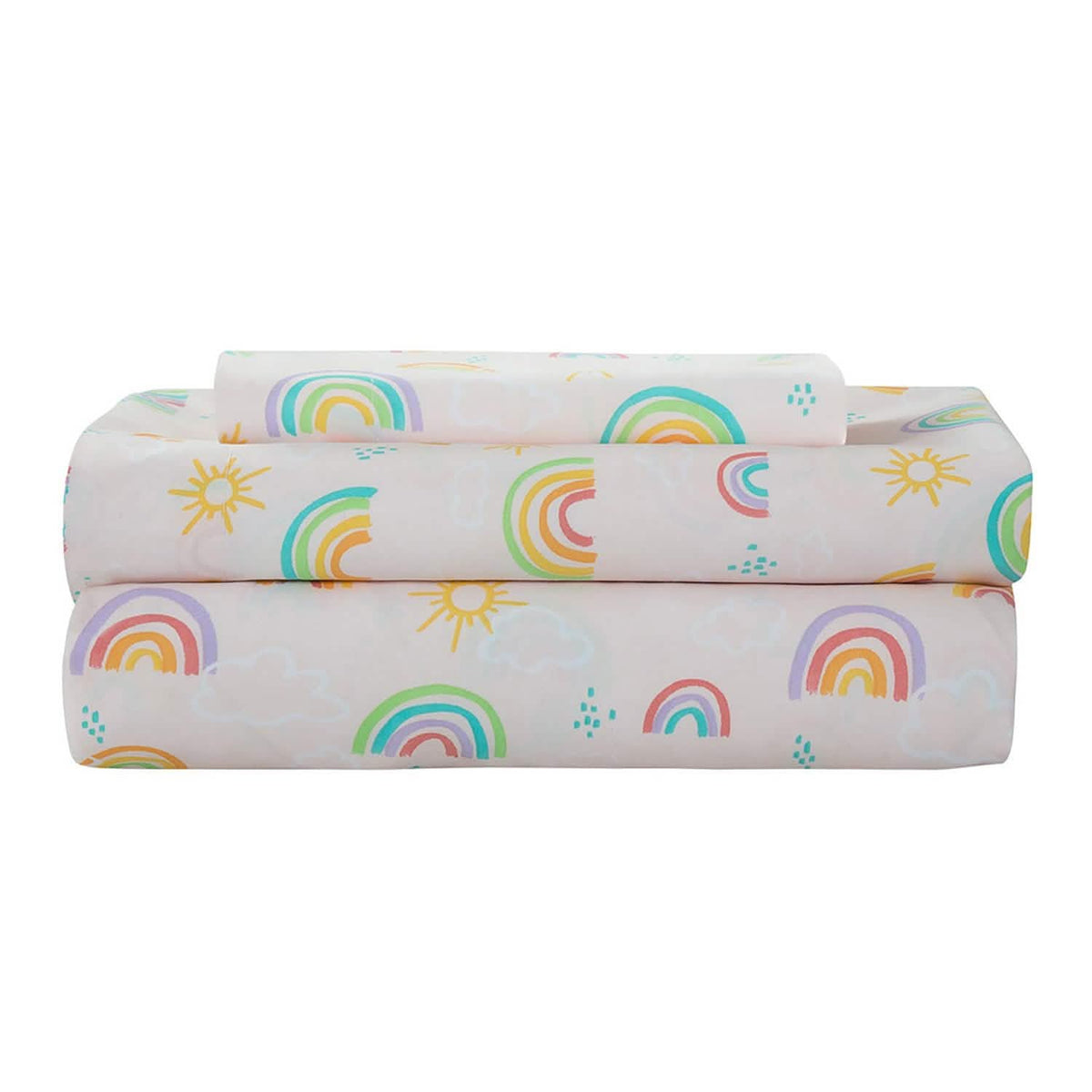 Kidz Mix Rainbow Clouds Bed in a Bag - A-1 Thread Vault
