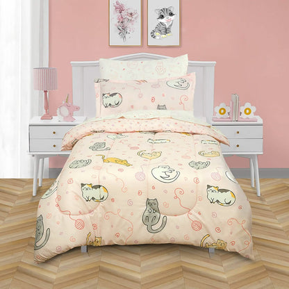 Kidz Mix Sleepy Cats Bed in a Bag - A-1 Thread Vault