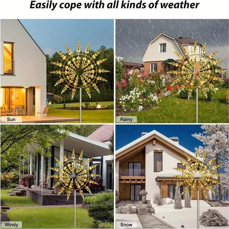 Kinetic Wind Sculptures & Spinners 3D Wind Spinner Wind Powered Wind Art - A-1 Thread Vault